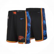 Pantaloncini Oklahoma City Thunder Citta 2024-25 Nero