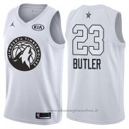 Maglia All Star 2018 Minnesota Timberwolves Jimmy Butler NO 23 Bianco