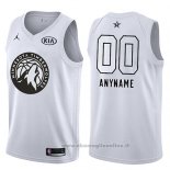 Maglia All Star 2018 Minnesota Timberwolves Nike Personalizzate Bianco