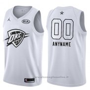 Maglia All Star 2018 Oklahoma City Thunder Nike Personalizzate Bianco