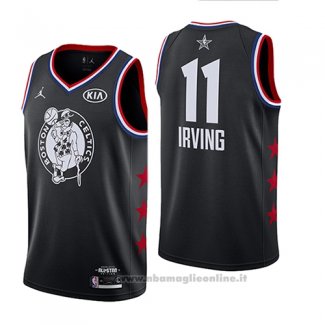 Maglia All Star 2019 Boston Celtics Kyrie Irving NO 11 Nero