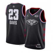 Maglia All Star 2019 New Orleans Pelicans Anthony Davis NO 23 Nero