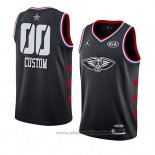 Maglia All Star 2019 New Orleans Pelicans Personalizzate Nero