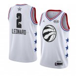 Maglia All Star 2019 Toronto Raptors Kawhi Leonard NO 2 Bianco2