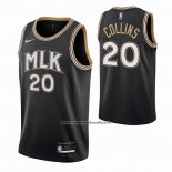 Maglia Atlanta Hawks John Collins #20 Citta 2020-21 Nero