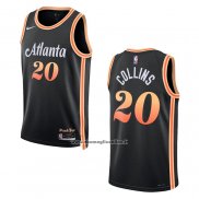 Maglia Atlanta Hawks John Collins #20 Citta 2022-23 Nero