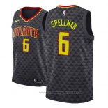 Maglia Atlanta Hawks Omari Spellman NO 6 Icon 2018 Nero