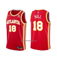 Maglia Atlanta Hawks Solomon Hill #18 Icon 2020-21 Rosso