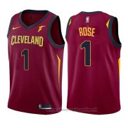 Maglia Bambino Cleveland Cavaliers Derrick Rose NO 1 Icon 2017-18 Rosso