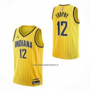 Maglia Bambino Indiana Pacers Johnny Furphy No 12 Statement 2026-27 Oro