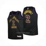 Maglia Bambino Los Angeles Lakers Jarred Vanderbilt No 2 Citta 2025-26 Nero