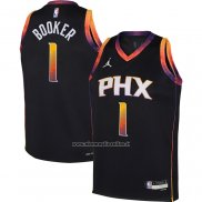 Maglia Bambino Phoenix Suns Devin Booker #1 Statement 2022-23 Nero