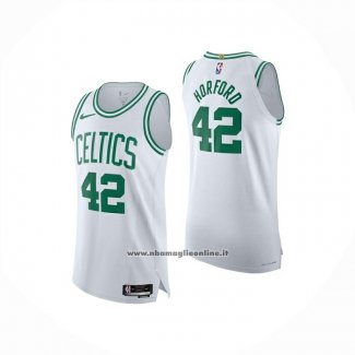 Maglia Boston Celtics Al Horford No 42 Association 2025-26 Bianco