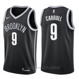 Maglia Brooklyn Nets Demarre Carroll NO 9 Icon 2017-18 Nero