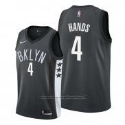 Maglia Brooklyn Nets Jaylen Hands NO 4 Statement 2019-20 Nero