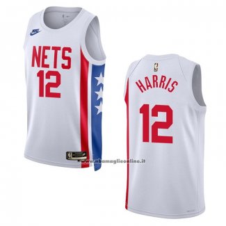 Maglia Brooklyn Nets Joe Harris #12 Classic 2022-23 Bianco