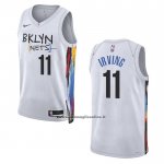 Maglia Brooklyn Nets Kyrie Irving #11 Citta 2022-23 Bianco