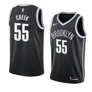 Maglia Brooklyn Nets Mitch Creek NO 55 Icon 2018 Nero