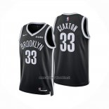 Maglia Brooklyn Nets Nic Claxton No 33 Icon 2025-26 Nero