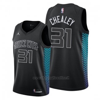 Maglia Charlotte Hornets Joe Chealey NO 31 Citta Edition Nero