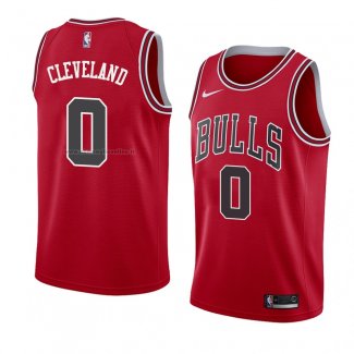 Maglia Chicago Bulls Antonius Cleveland NO 0 Icon 2018 Rosso