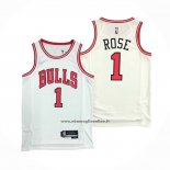 Maglia Chicago Bulls Derrick Rose #1 Association 2021 Bianco