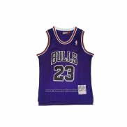 Maglia Chicago Bulls Michael Jordan No 23 Mitchell & Ness 1997-98 Viola