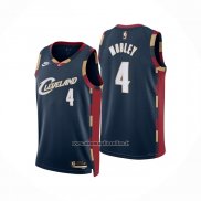 Maglia Cleveland Cavaliers Evan Mobley No 4 Classic 2025-26 Blu