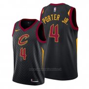 Maglia Cleveland Cavaliers Kevin Porter Jr. NO 4 Statement 2019-20 Nero