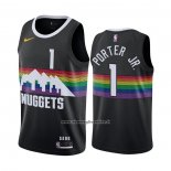 Maglia Denver Nuggets Michael Porter JR. #1 Citta Nero