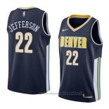 Maglia Denver Nuggets Richard Jefferson NO 22 Icon 2018 Blu