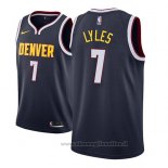 Maglia Denver Nuggets Trey Lyles NO 7 Icon 2018-19 Blu