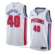 Maglia Detroit Pistons Glenn Robinson III NO 40 Association 2018 Bianco