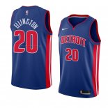 Maglia Detroit Pistons Wayne Ellington NO 20 Icon 2018 Blu