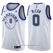 Maglia Golden State Warriors Patrick McCaw NO 0 Hardwood Classic 2017-18 Bianco