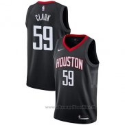 Maglia Houston Rockets Gary Clark NO 59 Statement 2017-18 Nero