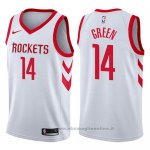 Maglia Houston Rockets Gerald Green NO 14 Association 2017-18 Bianco