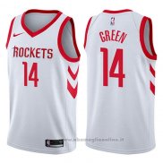 Maglia Houston Rockets Gerald Green NO 14 Association 2017-18 Bianco