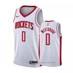 Maglia Houston Rockets Russell Westbrook NO 0 Association 2019-20 Bianco