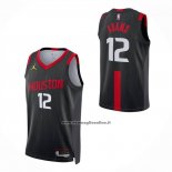 Maglia Houston Rockets Steven Adams No 12 Statement 2026-27 Nero