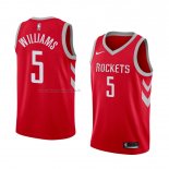 Maglia Houston Rockets Troy Williams NO 5 Icon 2018 Rosso