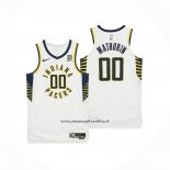 Maglia Indiana Pacers Bennedict Mathurin No 00 Association 2025-26 Bianco