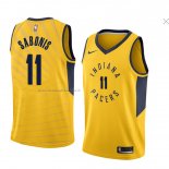 Maglia Indiana Pacers Domantas Sabonis NO 11 Statement 2018 Giallo