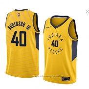 Maglia Indiana Pacers Glenn Robinson III NO 40 Statement 2018 Giallo