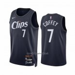 Maglia Los Angeles Clippers Amir Coffey #7 Citta 2023-24 Blu