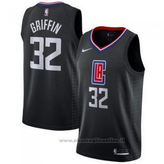 Maglia Los Angeles Clippers Blake Griffin NO 32 Statement 2017-18 Nero