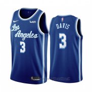 Maglia Los Angeles Lakers Anthony Davis NO 3 Classic 2019-20 Blu