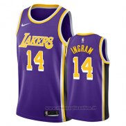 Maglia Los Angeles Lakers Brandon Ingram NO 14 Statement 2018 Viola