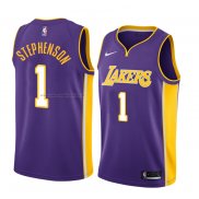 Maglia Los Angeles Lakers Lance Stephenson NO 1 Statement 2017-18 Viola