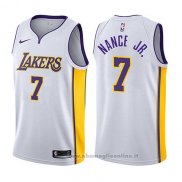 Maglia Los Angeles Lakers Larry Nance Jr. NO 7 Association 2017-18 Bianco